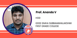Interview Prof Ananda V HOD at GSSS Simha Subba Mahalakshmi First Grade College